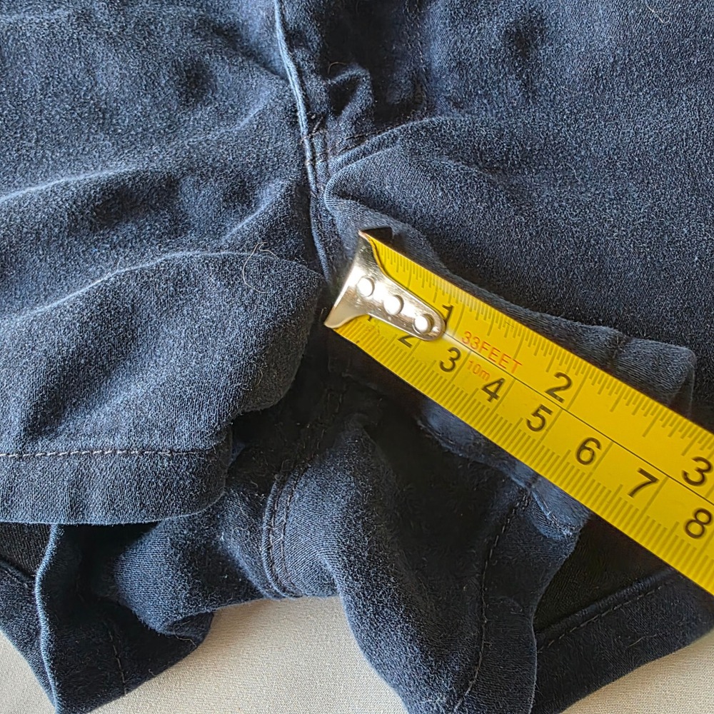 Hybrid & Company Y2K mini Women's‎ Blue Denim Shorts Size 9 Cotton Blend Casual - Picture 7 of 7